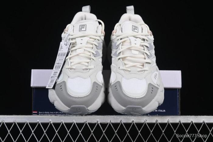 FILA Wave Fusion Chunky Sneakers - White & Gray