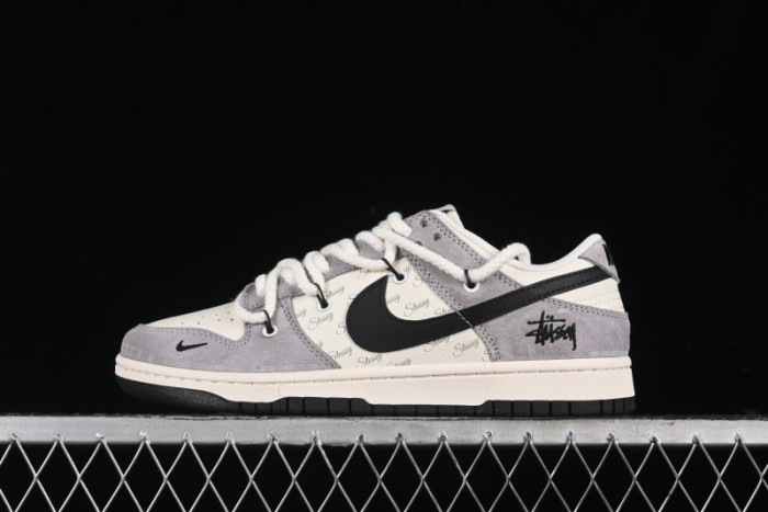 Nike SB Dunk Low Stussy Anniversary Edition Customized Low-Top Casual Skate Shoes - SJ2068-293