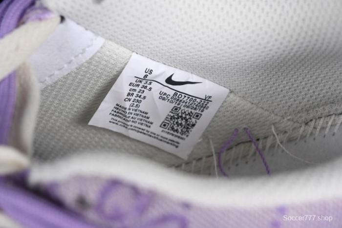 Nike Air Force 1'07 Low  Purple Star  Custom Casual Sneakers - BD7700-220