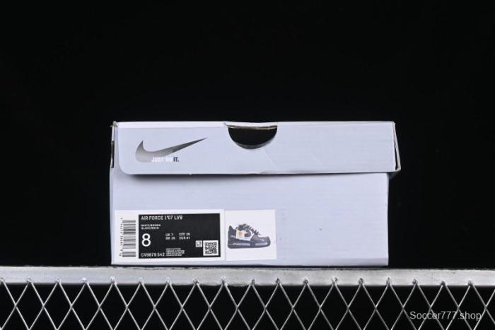 Nike Air Force 1 '07 Low Panda Smiley Low-Top Casual Sneakers - CV9879-542