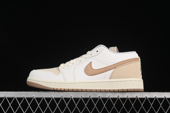 Nike Air Jordan 1 Low  Dongdan  Casual Sneakers in Coconut Milk White - IB8855-121