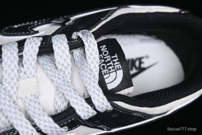 Nike SB Dunk Low The North Face Series - High Gloss Black Swoosh Anniversary Custom Low-Top Casual Skate Shoes - DJ2024-047