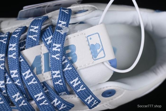 New York Yankees MLB Chunky Liner Denim Monogram Lightweight Elevated Platform Casual Sneakers - 3ASXD025N50BLS