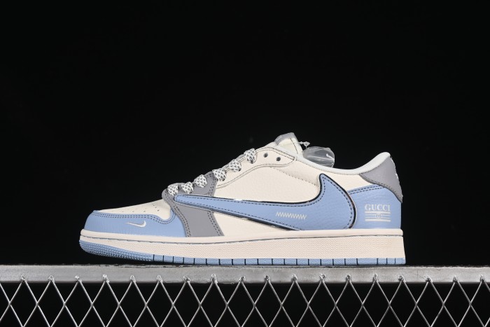 Nike Travis Scott x Fragment Design x Air Jordan 1 Low OG SP AJ1 Low-top Casual Sneakers - ZH2598-241