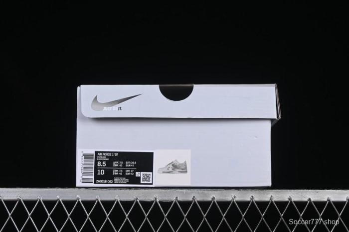 Nike Air Force 1 '07 Low Casual Sneakers with Chinese Ink Painting Design - ZH0316-062