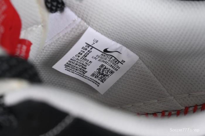 Nike Air Force 1 '07 Low Stussy Supreme Collaboration Dual-Tone Black Red Logo Low-Top Casual Sneakers - HH7518-043