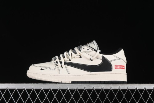 Nike Travis Scott x Fragment Design x Air Jordan 1 Low OG SP AJ1 Supreme Collaboration - SJ0086-134