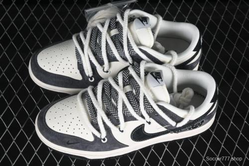 Nike SB Dunk Low Kaws Collaboration Strap Pig VIII Black Hook Anniversary High-End Custom Low-Top Casual Sneakers - YX5066-246