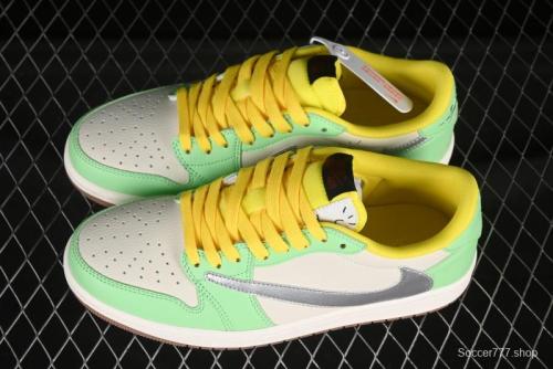 Nike Travis Scott x Fragment Design x Air Jordan 1 Low OG SP Casual Sneakers - DN6901-092