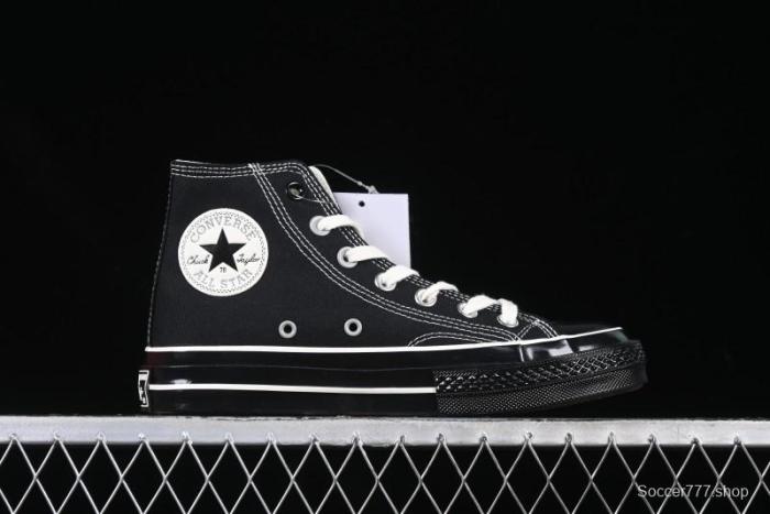 Converse Chuck 1970s High Top Canvas Sneakers with Star Stitch Design - A15743C