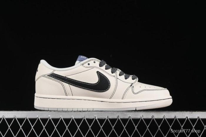 Nike Travis Scott x Fragment Design x Air Jordan 1 Low OG SP AJ1 Low Top Casual Sneakers - XY2688-111