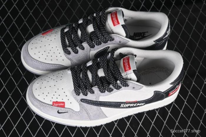 Nike Travis Scott x Fragment Design x Air Jordan 1 Low OG SP AJ1 Retro Sneakers - DM7866-050