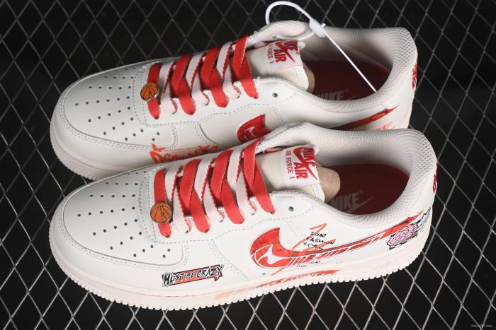 Nike Air Force 1'07 Low  Love Brain  520 Series Limited Casual Sneakers - SD2023-024