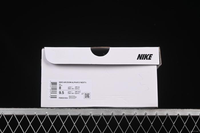 Nike Zoom AlphaFly Next 3% Prototype Marathon Running Shoes with Dual Air Zoom Cushion and ZoomX Foam - FD8315-014