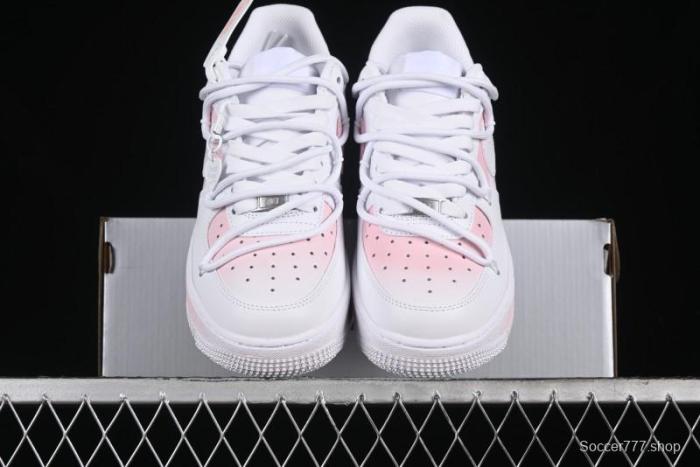 Nike Air Force 1 '07 Low Custom Spray Cherry Blossom Story Low-Top Casual Sneakers - ZH0316-052