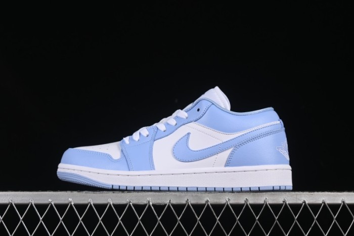 Nike Air Jordan 1 Low AJ1 White Blue Casual Sneakers - DC0774-142