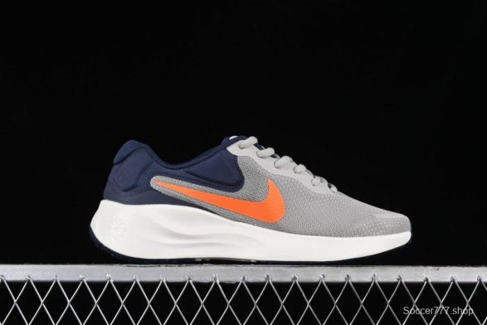 Nike Revolution 7 Wide Low-Top Running Shoes with Breathable Mesh and Durable Cushioning - FB2207-009