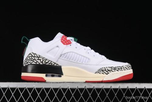 Nike Jordan Spizike Low AJ Retro Sneakers with Elephant Print and Multi-Element Design - 315371-125