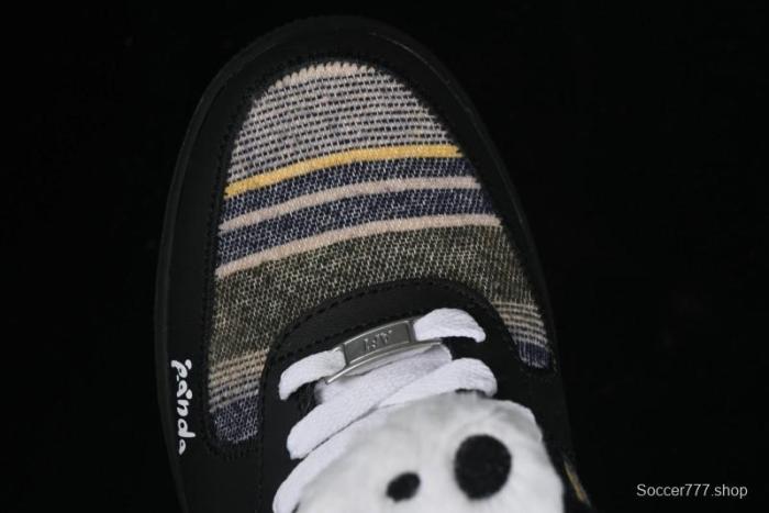 Nike Air Force 1 '07 Low Casual Sneakers with Lazy Panda Design - CW1188-768