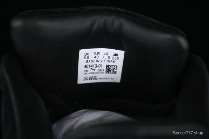 PUMA Suede XL Classic Men's Sneakers - Black with Metallic Silver Accents