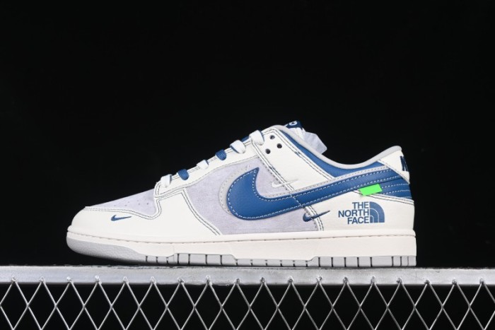 Nike SB Dunk Low The North Face Collaboration Anniversary Edition Customized Low-Top Casual Skate Shoes - DM6868-040