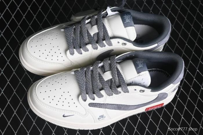 Nike Travis Scott x Fragment Design x Air Jordan 1 Low OG SP AJ1 Retro Sneakers - SJ2068-125