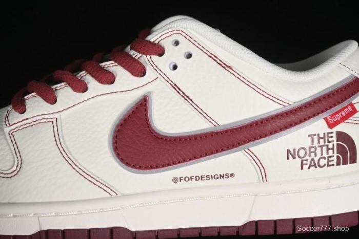 Nike SB Dunk Low Supreme x The North Face Casual Skateboarding Shoes - BM0234-506