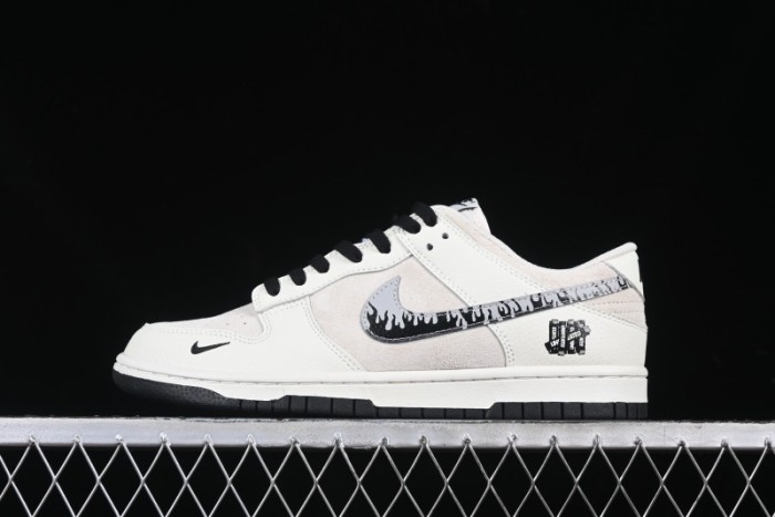 Nike SB Dunk Low UN Collaboration Anniversary Custom Sneakers with Black Swoosh - DJ2024-068