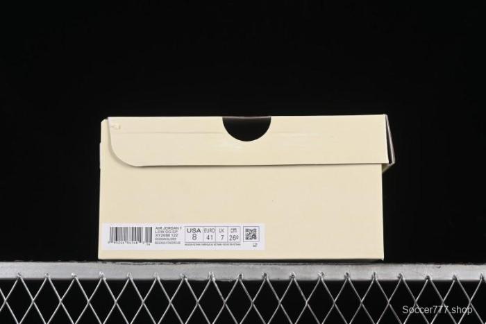 Nike Travis Scott x Fragment Design x Air Jordan 1 Low OG SP AJ1 Supreme Collaboration - Deep Blue Red Culture Casual Sneakers - XY2688-122