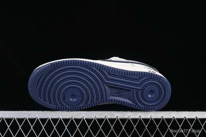 Nike Air Force 1 '07 Low The North Face x COMME des GARÇONS Navy Blue Line Casual Sneakers - HH7518-051