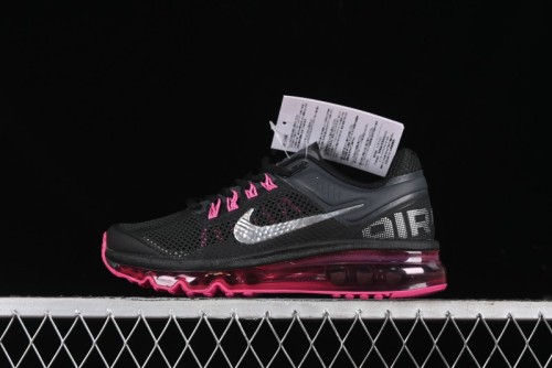 Nike Air Max 2013 Retro Breathable Mesh Cushioned Running Shoes - 555753-001
