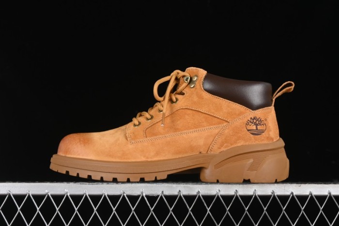 Timberland Outdoor Mid-Top Casual Martin Boots with Premium Italian Suede Leather - TB10059YELLOW