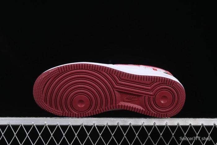 Nike Air Force 1 '07 Low  Nezha  2D Hand-Painted Doodle Casual Sneakers with Full-Length Air Cushion - FV5988-105