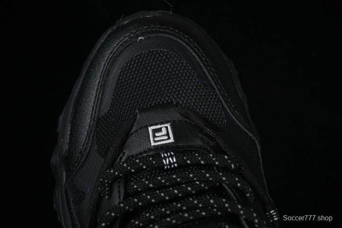 Fila Fusion Retro Mars Running Shoes with Lace-Up Design and Cushioned Sole - F12W422103FBK