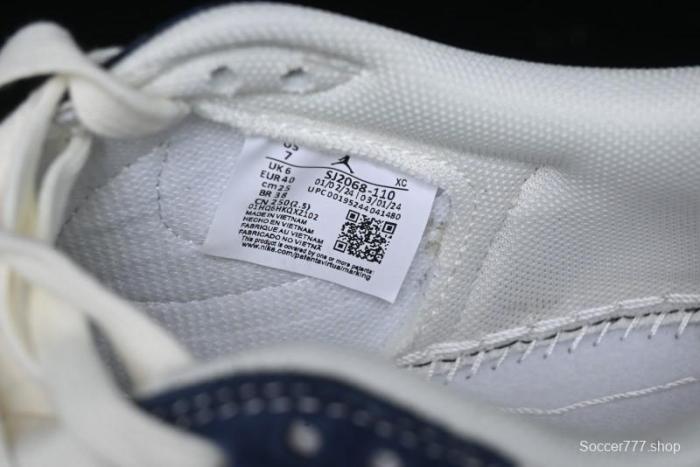 Nike Travis Scott x Fragment Design x Air Jordan 1 Low OG SP AJ1 Retro Sneakers - SJ2068-110