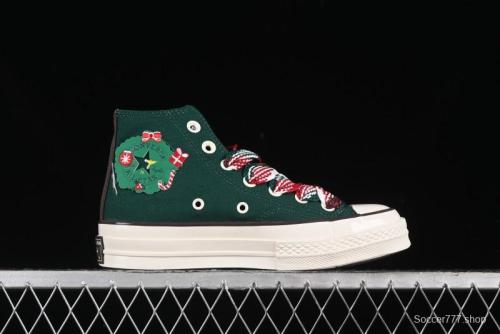 Converse 1970s Christmas Theme High Top Casual Sneakers for Winter - A12455C