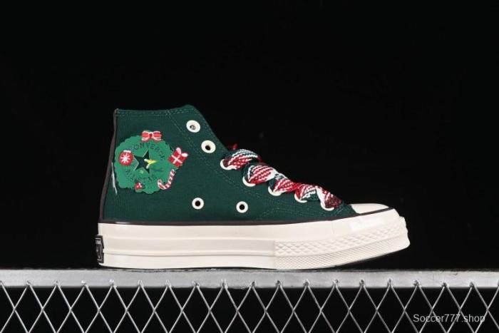 Converse 1970s Christmas Theme High Top Casual Sneakers for Winter - A12455C