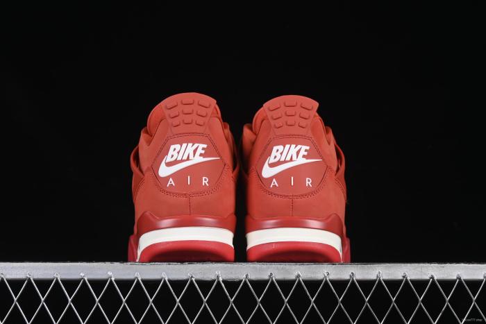 Nike Air Jordan 4 Retro OG  Brick By Brick  High-Top Sneakers with Suede and Leather Upper - HF4340-800