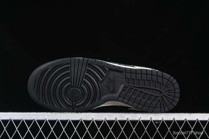 Nike SB Dunk Low Lightning Collaboration Daisy White Swoosh Anniversary Custom Low-Top Casual Skate Shoes - DJ2024-073