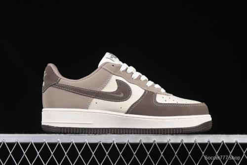 Nike Air Force 1 '07 Low The North Face Collaboration Light Brown Ghost Face Casual Sneakers - KK1988-065