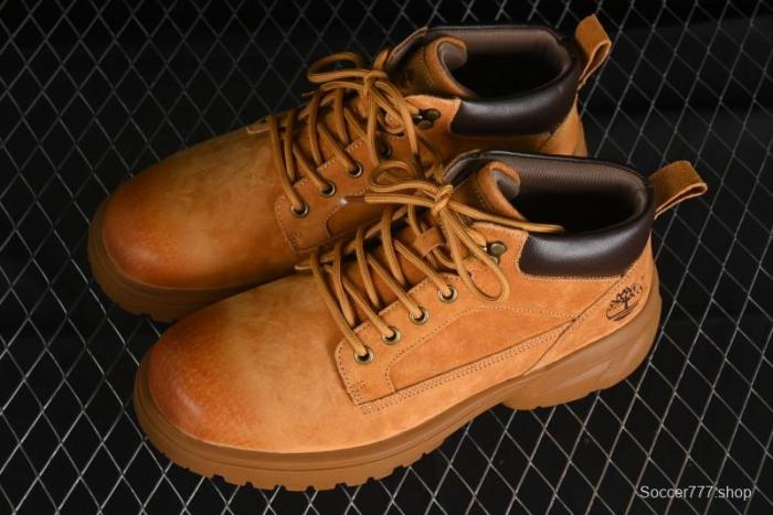 Timberland Outdoor Mid-Top Casual Martin Boots with Premium Italian Suede Leather - TB10059YELLOW