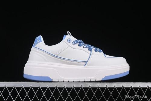 New York Yankees MLB Chunky Liner Denim Monogram Lightweight Elevated Platform Casual Sneakers - 3ASXD025N50BLS