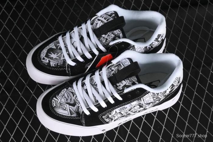 Vans Classics Knu Skool Retro Skate Shoes with Enlarged Toe and Thickened Tongue - VN000CZWBHJ