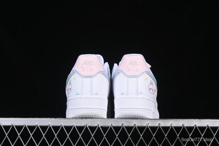Nike Air Force 1 '07 Low Valentine's Day Limited Edition 2D Hand-Painted Graffiti Lollipop Casual Sneakers - TY0301-111