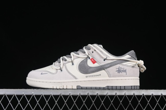 Nike SB Dunk Low BAPE Anniversary Collaboration Light Beige Brown Low-Top Casual Skate Shoes - YX5066-243