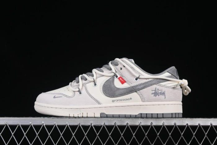 Nike SB Dunk Low BAPE Anniversary Collaboration Light Beige Brown Low-Top Casual Skate Shoes - YX5066-243