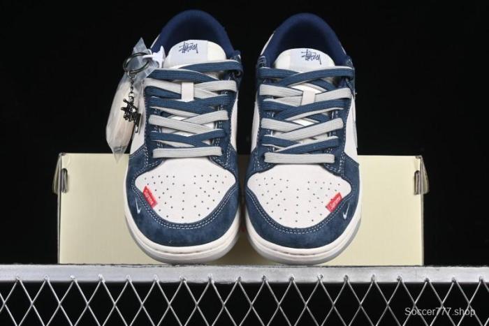 Nike SB Dunk Low Stussy Anniversary Custom Low-Top Casual Skate Shoes - DM6868-030