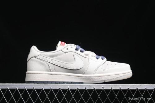 Nike Travis Scott x Fragment Design x Air Jordan 1 Low OG SP AJ1 Sup Collaboration - BB7518-001