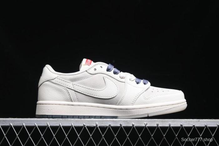 Nike Travis Scott x Fragment Design x Air Jordan 1 Low OG SP AJ1 Sup Collaboration - BB7518-001