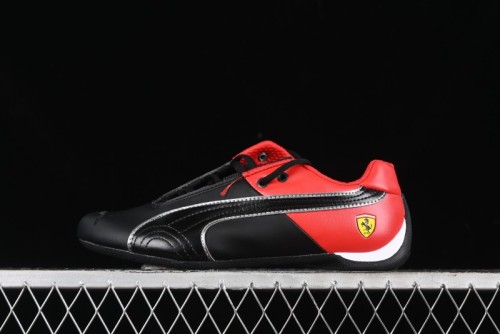 Puma Sparco Future Round Toe Lace-Up Low-Top Lifestyle Casual Shoes in Leather and Fabric - 307889-03